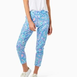 EUC Lilly Pulitzer Luxletic Run Around Pant UPF 50 + Sz M